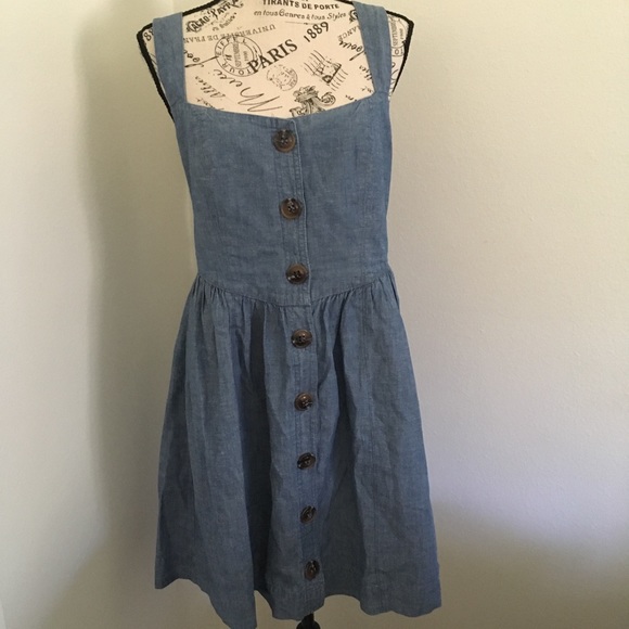 Free People Dresses & Skirts - Free People Carolina Denim Criss Cross back Dress